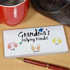 Helping Hands Personalized Checkbook Cover